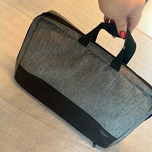 Gray and Black Men's Computer Bag